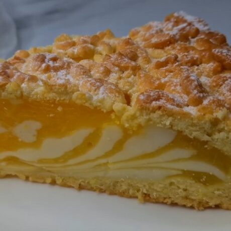 Kremasta pita s narančom i mlijekom