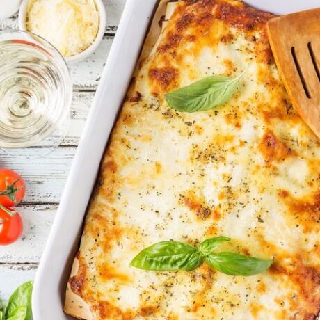 Lazanje s povrćem i pestom